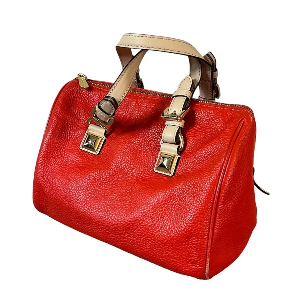 Michael Kors Grayson Leather Satchel Bag